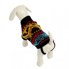 Свитер, размер 18, орнамент на черном - Фото 5