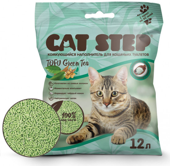 Наполнитель для кошачьего туалета «Green Tea»