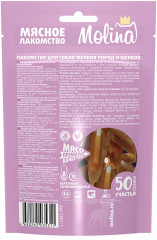 Лакомство для собак мелких пород и щенков «Косточки с вяленой курицей» - Фото 1