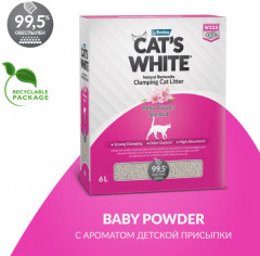 Наполнитель для кошачьего туалета комкующийся «Baby Powder» - Фото 4
