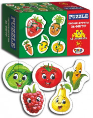 Пазл «Овощи, фрукты» - Фото 1