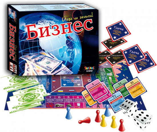 Игра настольная «Бизнес. Игра на деньги»