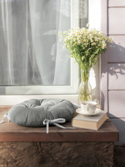 Подушка на стул с тафтингом - Фото 1