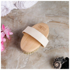 Щётка банная из натуральной щетины - Фото 1