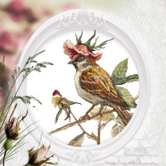 Набор для вышивания «Шляпка из цветка» - Фото 2