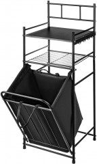 Стеллаж с полками и корзиной - Фото 1