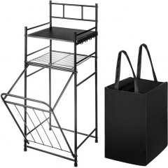 Стеллаж с полками и корзиной - Фото 5