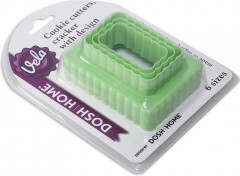 Набор форм для печенья «Крекер с узором» - Фото 1