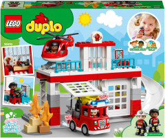 Конструктор Duplo 10970 Пожарная часть и вертолёт. Fire Station & Helicopter - Фото 3