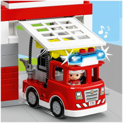 Конструктор Duplo 10970 Пожарная часть и вертолёт. Fire Station & Helicopter - Фото 9
