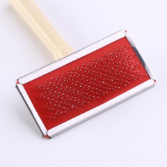 Пуходерка с каплей, деревянная ручка - Фото 1