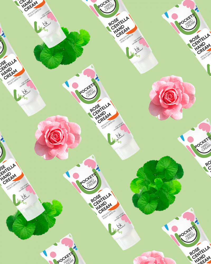 Крем для рук «Роза и центелла» | Pockets’ Hand Cream | Belkosmex | Фото 2