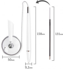 Ручка шариковая настольная - Фото 4