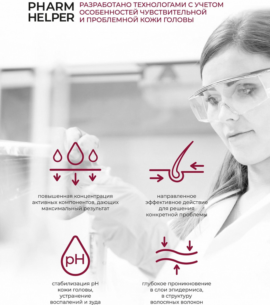 Шампунь против выпадения и для роста волос | Pharm helper | TNL Professional | Фото 5