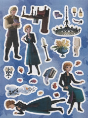 Книжка развивающая с многоразовыми наклейками и постером «Холодное сердце» - Фото 2