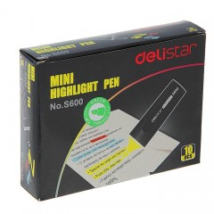 Маркер текстовыделитель «DELI» наконечник скошенный, 5 мм, зеленый - Фото 1