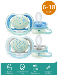 Набор сосок-пустышек «Night» - Фото 1