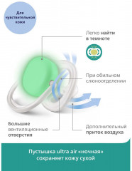 Набор сосок-пустышек «Night» - Фото 3