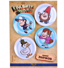 Набор значков закатных - Фото 1