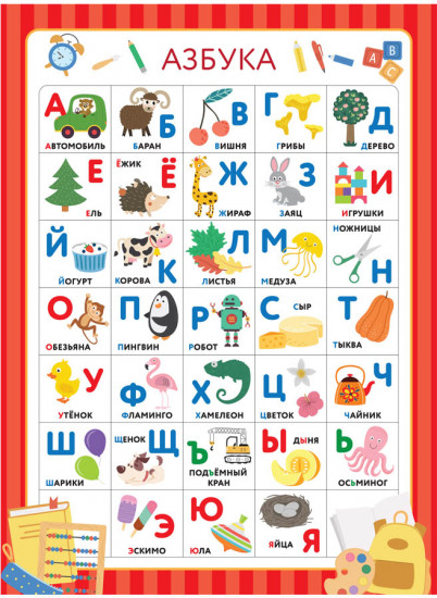 10 обучающих плакатов для малышей