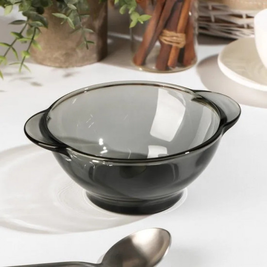 Бульонница с ушками «Basilico Grey»