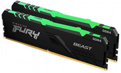 Комплект модулей памяти FURY Beast RGB KF436C17BBAK2/16 - Фото 1