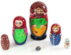 Матрешка «Репка» (6 персонажей) - Фото 2