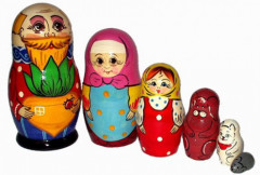 Матрешка «Репка» (6 персонажей) - Фото 3