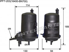 Фильтр топливный IPFT-203 - Фото 1