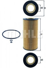 Фильтр масляный OX 123/1D - Фото 2