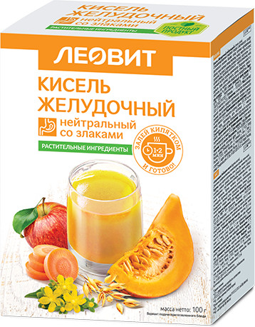 Кисель желудочный нейтральный со злаками