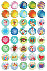 Аппликация наклейками «Чудо-ёлочка» - Фото 2