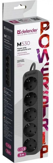 Удлинитель сетевой Defender M530