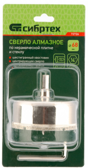 Сверло по керамической плитке и стеклу