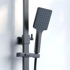 Смеситель с верхним душем - Фото 3