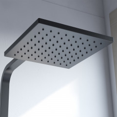 Смеситель с верхним душем - Фото 4