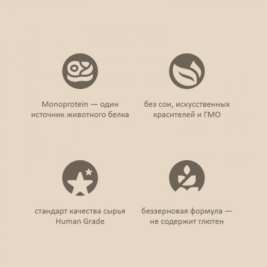 Консервы для собак «Ягнёнок с зелёным горошком»
