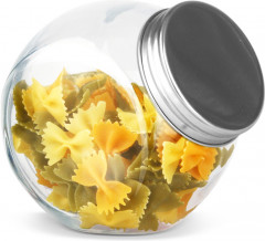 Банка с крышкой круглая - Фото 1