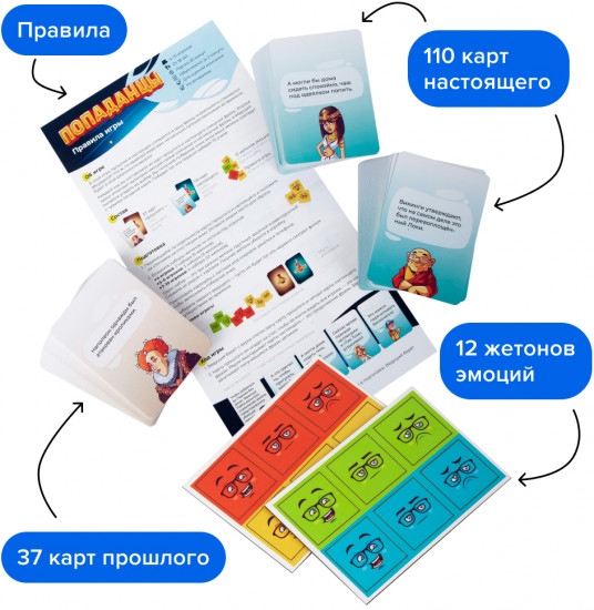 Игра настольная «Попаданцы»