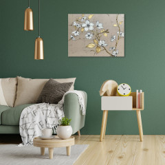 Картина по номерам с поталью «Цветы магнолии» - Фото 1