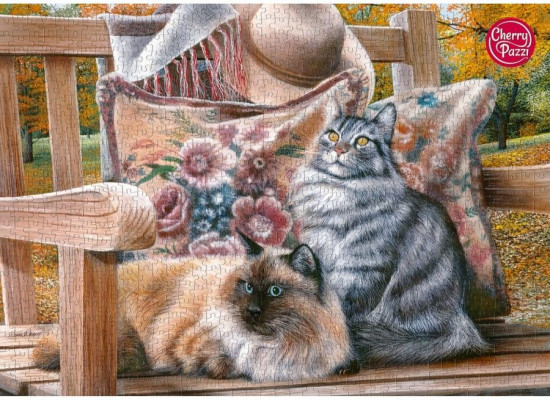 Пазл «Кошачьи посиделки»