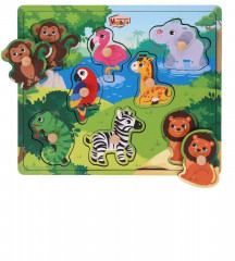 Пазл-вкладыш «Джунгли» - Фото 2