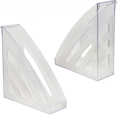 Лоток пластиковый вертикальный для документов «Brauberg Office Style» - Фото 1