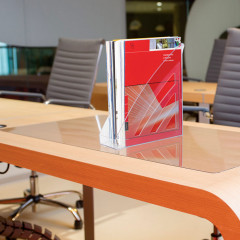 Лоток пластиковый вертикальный для документов «Brauberg Office Style» - Фото 4