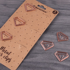 Набор скрепок металлических «Кристалл» - Фото 1