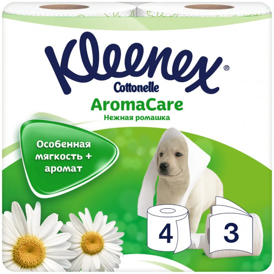 Туалетная бумага с ароматом ромашки «Aroma Care»