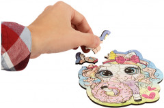 Пазл деревянный в рамке  «Единорог» - Фото 4