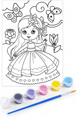 Набор для творчества. Раскраска с блестками «Принцесса» - Фото 3