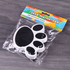 Губка-стиратель для доски магнитная «Лапка» - Фото 3