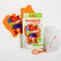 Набор для творчества «Игрушка из фетра. Лис с шариками» - Фото 1